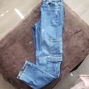 American Eagle Blue Stretch Jeans